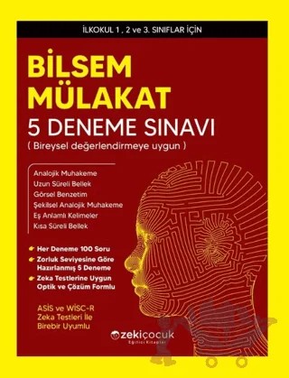 Bilsem Mülakat 5 Deneme – Kolektif – Zekiçocuk Eğitici Kitaplar kitap kapağı