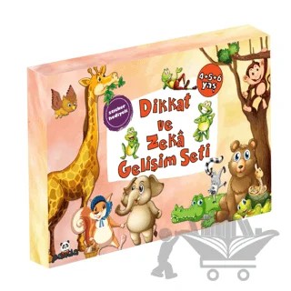 4+5+6 Yaş Dikkat ve Zeka Gelişim Seti – Afife Çoruk – Beyaz Panda Yayınları kitap kapağı