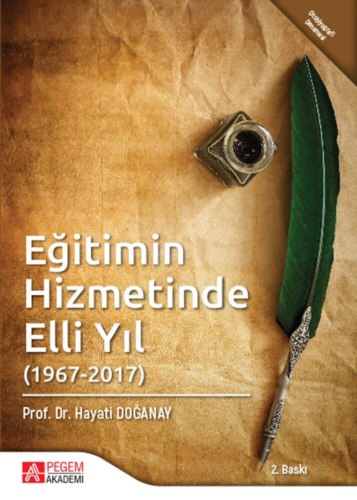 Eğitimin Hizmetinde Elli Yıl (1967-2017) – Hayati Doğanay – Pegem Akademi Yayıncılık kitap kapağı