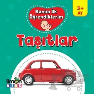 Benim İlk Öğrendiklerim - Taşıtlar – Kolektif – limonKIDS kitap kapağı