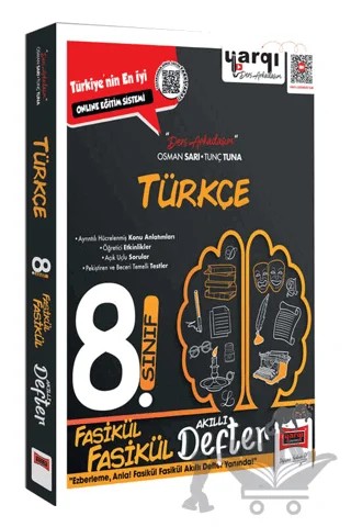 8. Sınıf Türkçe Fasikül Fasikül Akıllı Defter – Kolektif – Yargı Yayınevi kitap kapağı