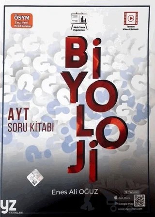 AYT Biyoloji Soru Kitabı – Kolektif – YZ Yayınları kitap kapağı