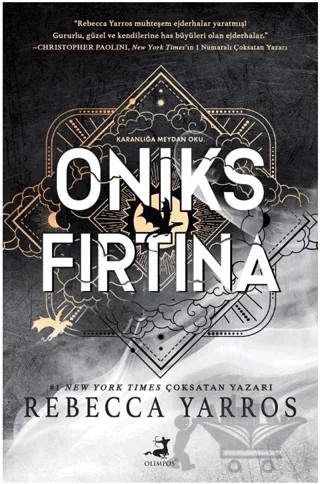 Oniks Fırtına – Rebecca Yarros – Olimpos Yayınları kitap kapağı