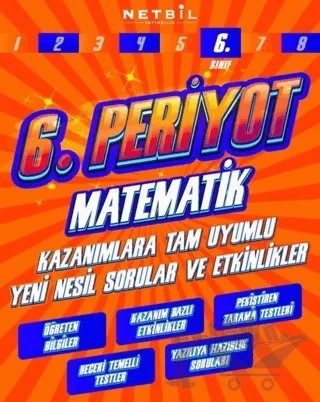 6. Sınıf Matematik 6. Periyot – Kolektif – Netbil Yayıncılık kitap kapağı
