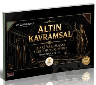 HUKAL Altın Kavramsal İdari Yargılama Hukuku – Özgür Özsoy – Savaş Yayınevi kitap kapağı