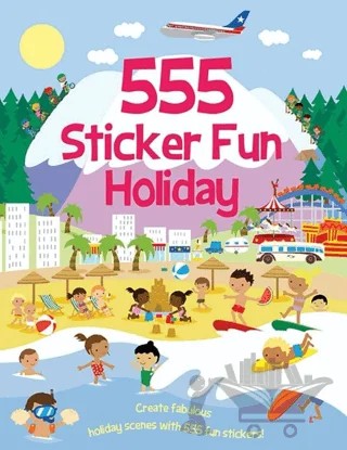555 Sticker Fun - Holiday – Kolektif – IMAGINE THAT kitap kapağı
