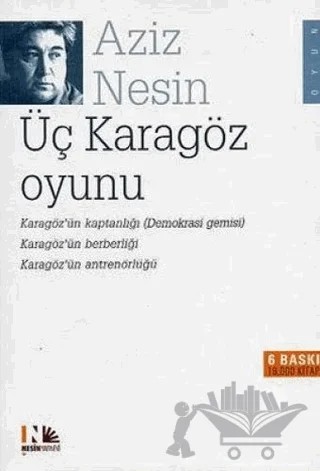 Üç Karagöz Oyunu – Aziz Nesin – Nesin Yayınevi kitap kapağı