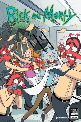 Rick and Morty 54 – Zac Gorman – Marmara Çizgi kitap kapağı