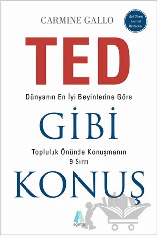 Ted Gibi Konuş – Carmine Gallo – Aganta Yayınları kitap kapağı