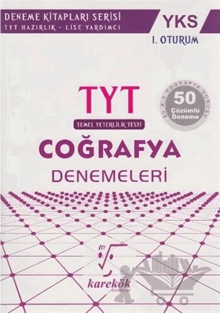 2018 YKS 1. Oturum TYT Coğrafya Denemeleri – Veysel Boynueğri – Karekök Yayıncılık kitap kapağı