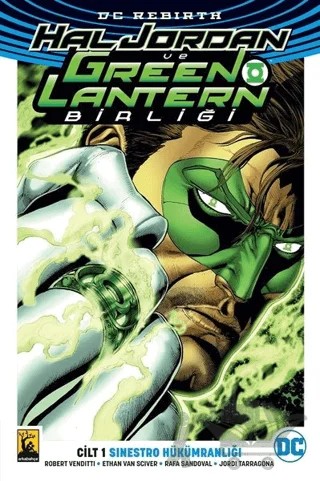 Hal Jordan ve Green Lantern Birliği 1 - Sinestro Hükümranlığı – Robert Venditti – Arka Bahçe Yayıncılık kitap kapağı