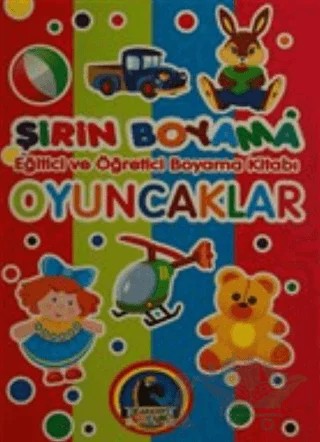 Şirin Boyama - Oyuncaklar – Kolektif – Karatay Çocuk kitap kapağı