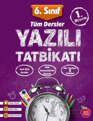 6. Sınıf Yazılı Tatbikatı 1. Dönem Tüm Dersler – Kolektif – Newton Yayınları kitap kapağı