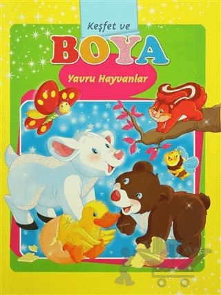Yavru Hayvanlar - Keşfet ve Boya – Kolektif – Revzen Kitap kitap kapağı