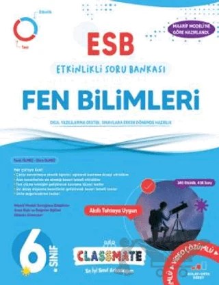 6. Sınıf Classmate Fen Bilimleri Etkinlikli Soru Bankası – Kolektif – Okyanus Yayınları kitap kapağı