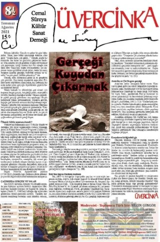 Üvercinka Dergisi Sayı: 81-82 Temmuz - Ağustos 2021 – Üvercinka Dergisi kitap kapağı