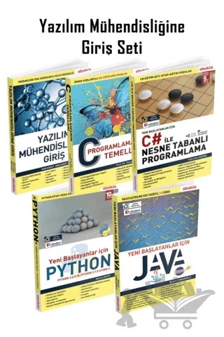 Yazılım Mühendisliğine Giriş Seti (5 Kitap Takım) – Ahmet Aksoy, Aybar Karaçay, Bülent Çobanoğlu, Deniz Karaçay, Fahrettin Erdinç, Timur Karaçay – Abaküs Kitap kitap kapağı