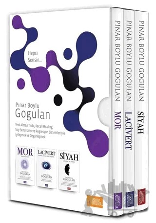 Mor - Siyah - Lacivert 3'lü Set Takım – Pınar Boylu Gogulan – Libros Yayınları kitap kapağı