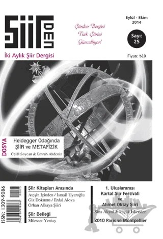 Şiirden İki Aylık Şiir Dergisi Sayı: 25 Eylül - Ekim 2014 – Şiirden Yayıncılık kitap kapağı