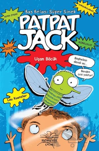 Patpat Jack - 1 Uçan Böcük – Lou Kuenzler – Nemesis Kitap kitap kapağı