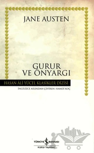 Gurur ve Önyargı – Jane Austen – İş Bankası Kültür Yayınları kitap kapağı