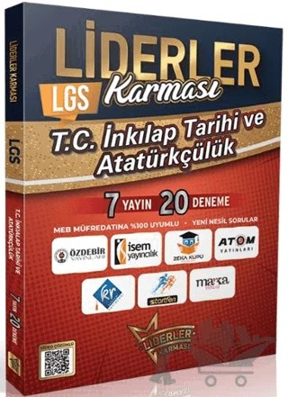 LGS İnkılap Tarihi Denemeleri 8 Yayın 23 Deneme – Kollektif – Liderler Karması Yayınları kitap kapağı