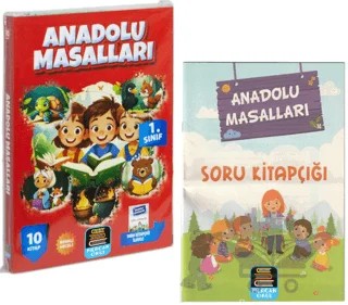 1. Sınıf Okuma Seti Anadolu Masalları 10 Kitap + Soru Kitapçığı İlaveli – Kolektif – Mercan Okul Yayınları kitap kapağı
