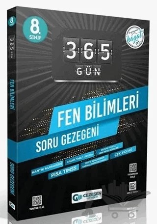 8. Sınıf Fen Bilimleri 365 Gün Soru Gezegeni – Kolektif – Gezegen Yayıncılık kitap kapağı