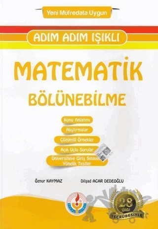 Matematik Bölünebilme – Öznur Kaymaz, Dilşad Acar Dedeoğlu – Bilal Işıklı Yayınları kitap kapağı