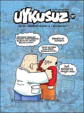Uykusuz Dergisi Cilt: 37 Ağustos - 16 Ekim - 16 469 - 481 – Mürekkep Basın Yayın kitap kapağı