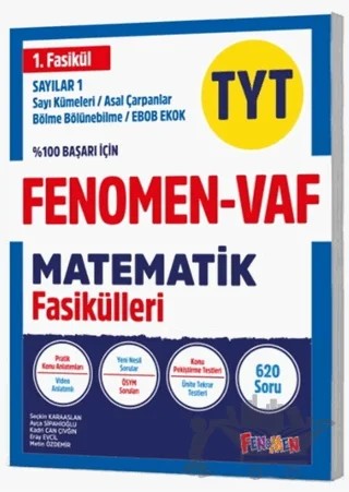 TYT VAF Sayılar 1 Matematik Fasikülleri – Kolektif – Fenomen Yayınları kitap kapağı