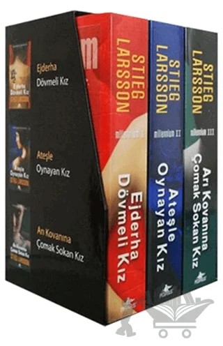 Millennium Seti (Kutulu) – Stieg Larsson – Pegasus Yayınları kitap kapağı