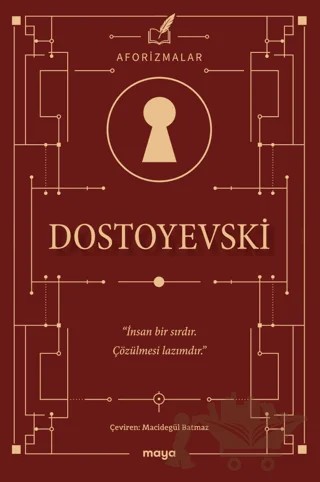 Dostoyevski Aforizmalar – Fyodor Mihayloviç Dostoyevski – Maya Kitap kitap kapağı