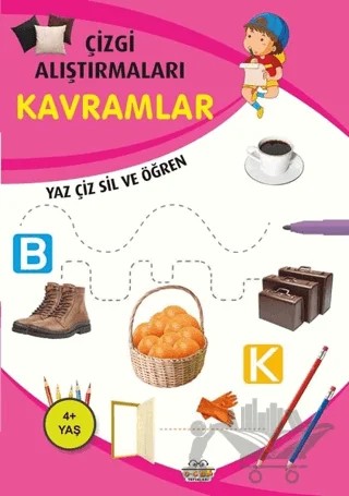 Kavramlar - Çizgi Alıştırmaları – Emine Ulusoy – 0-6 Yaş Yayınları kitap kapağı