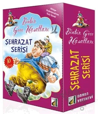 Şehrazat Serisi - Binbir Gece Masalları (10 Kitap) – Sara Gürbüz Özeren – Damla Yayınevi kitap kapağı