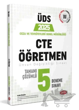 Ceza ve Tevkifevleri CTE Öğretmen ÜDS Tamamı 5 Deneme Sınavı – Kolektif – Data Yayınları kitap kapağı