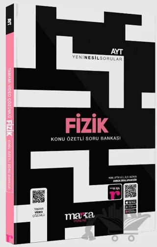 2025 AYT Fizik Konu Özetli Yeni Nesil Soru Bankası Tamamı Video Çözümlü – Kolektif – Marka Yayınları kitap kapağı