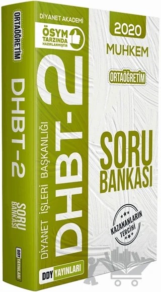 DHBT-2 Muhkem Serisi Ortaöğretim Soru Bankası – Kolektif – DDY Yayınları kitap kapağı
