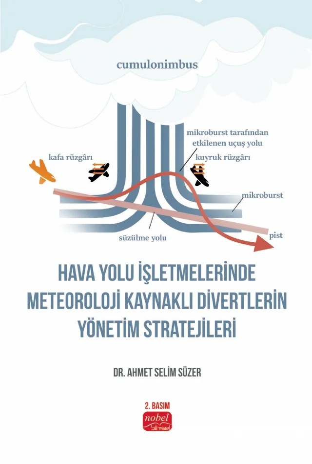 Hava Yolu İşletmelerinde Meteoroloji Kaynaklı Divertlerin Yönetim Stratejileri – Ahmet Selim Süzer – Nobel Bilimsel Eserler kitap kapağı