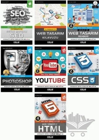 Hızlı ve Kolay Web Tasarım Seti (7 Kitap Takım) – Kolektif – Kodlab Yayın Dağıtım kitap kapağı