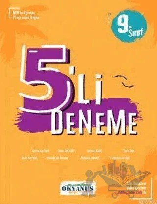 9. Sınıf 5'li Deneme – Kolektif – Okyanus Yayınları kitap kapağı