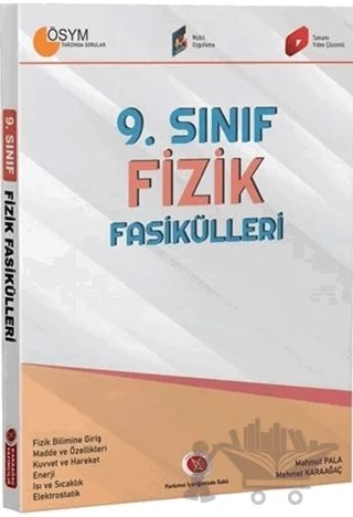 9. Sınıf Fizik Fasikülleri – Mehmet Karaağaç, Mahmut Pala – Karaağaç Yayıncılık kitap kapağı