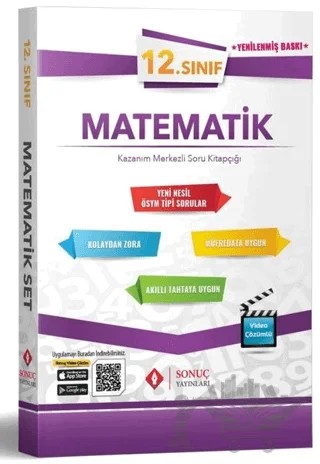 12. Sınıf Matematik Modüler Set – Kolektif – Sonuç Yayınları kitap kapağı