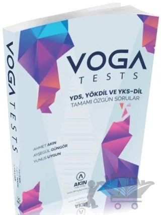Voga Tests YDS - YÖKDİL ve YKS-DİL Tamamı Özgün Sorular – Kolektif – Akın Dil Eğitim kitap kapağı