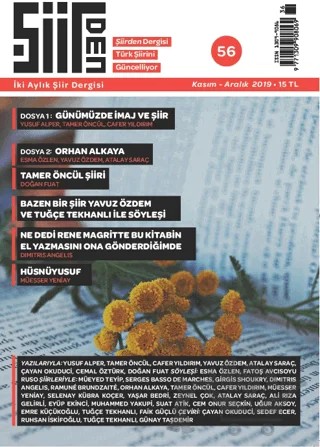 Şiirden İki Aylık Şiir Dergisi Sayı: 56 Kasım - Aralık 2019 – Şiirden Yayıncılık kitap kapağı