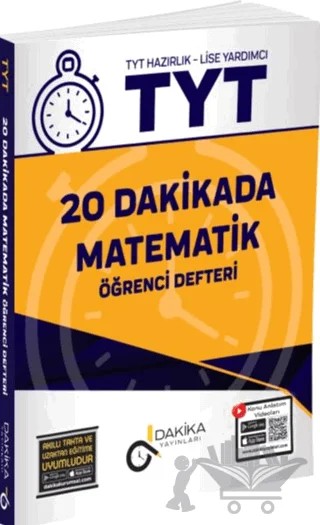 TYT Matematik Öğrenci Defteri – Kolektif – Dakika Yayınları kitap kapağı