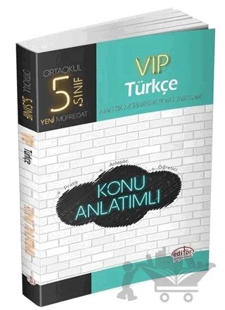 5. Sınıf VIP Türkçe Konu Anlatımlı – Kolektif – Editör Yayınevi kitap kapağı