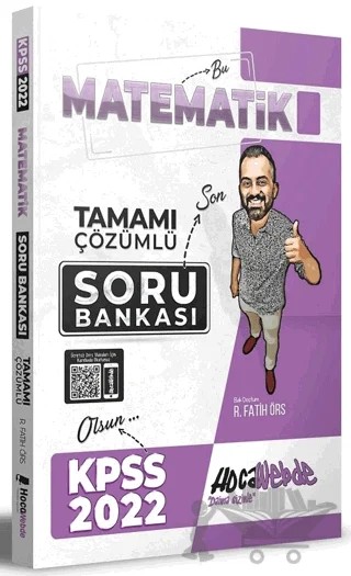 2022 KPSS Matematik Soru Bankası Çözümlü – Fatih Örs – HocaWebde Yayınları kitap kapağı