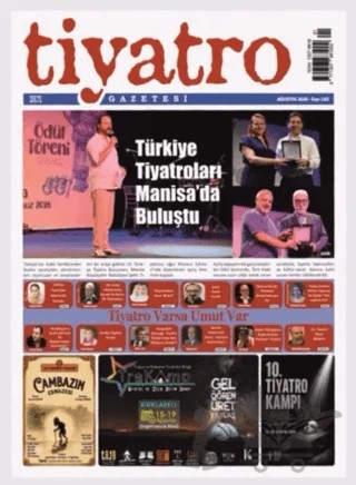 Tiyatro Gazetesi Sayı: 182 Ağustos 2026 – Tiyatro Gazetesi kitap kapağı