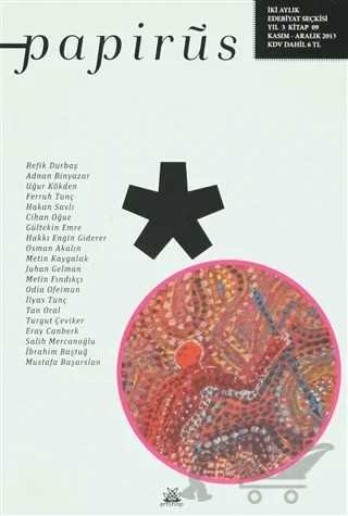 Papirüs Aylık Seçki Sayı: 9 / Kasım - Aralık 2013 – Kolektif – Artshop Yayıncılık kitap kapağı
